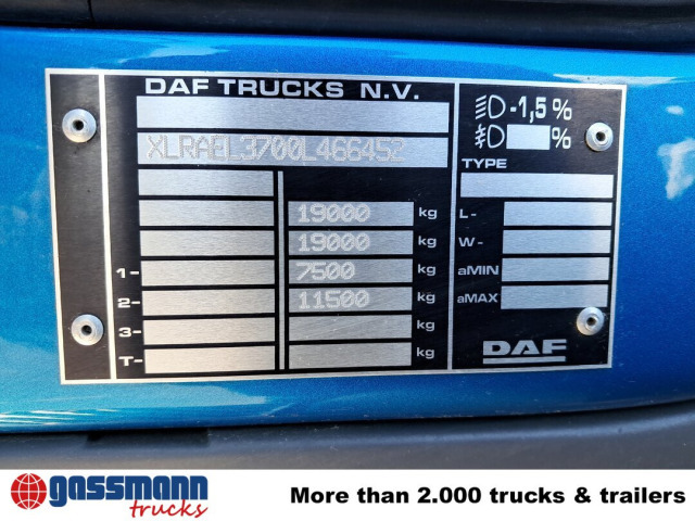 DAF LF 290 FA 4x2, Nebenantrieb, Navi - الشاسيه شاحنة: صور 4 DAF LF 290 FA 4x2, Nebenantrieb, Navi - الشاسيه شاحنة: صور 4