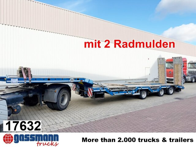 Fliegl SDS 420 T, Nachlauflenkachse, Verbr. auf 3m, - عربة مسطحة منخفضة نصف مقطورة: صور 1 Fliegl SDS 420 T, Nachlauflenkachse, Verbr. auf 3m, - عربة مسطحة منخفضة نصف مقطورة: صور 1