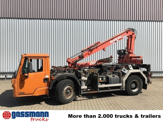 شاحنات مسطحة, شاحنة كرين GINAF GINC 3030 mit Heckkran Atlas AK 90.1 HDS: صور 13