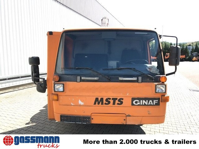 شاحنات مسطحة, شاحنة كرين GINAF GINC 3030 mit Heckkran Atlas AK 90.1 HDS: صور 8