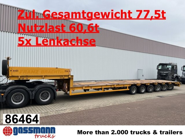 Goldhofer STZ-L6-62/80, 5x Lenkachse - عربة مسطحة منخفضة نصف مقطورة: صور 1 Goldhofer STZ-L6-62/80, 5x Lenkachse - عربة مسطحة منخفضة نصف مقطورة: صور 1