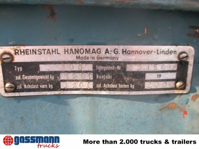 Hanomag Granit 500 - جرار: صور 4 Hanomag Granit 500 - جرار: صور 4
