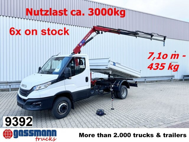 Iveco Daily 70C18H 4x2 mit Kran HMF 340-K3, Funk - قلابات, شاحنة كرين: صور 1 Iveco Daily 70C18H 4x2 mit Kran HMF 340-K3, Funk - قلابات, شاحنة كرين: صور 1
