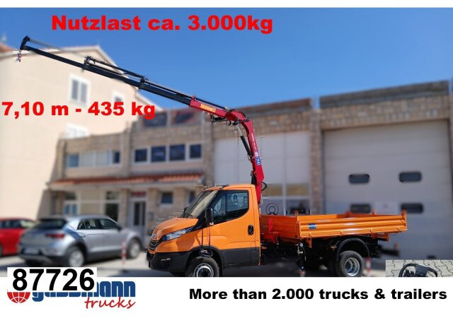 Iveco Daily 70C18H 4x2 mit Kran HMF 340-K3, Funk - قلابات, شاحنة كرين: صور 1 Iveco Daily 70C18H 4x2 mit Kran HMF 340-K3, Funk - قلابات, شاحنة كرين: صور 1