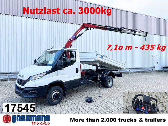 Iveco Daily 70C18H 4x2 mit Kran HMF 340-K3, Funk - قلابات, شاحنة كرين: صور 1 Iveco Daily 70C18H 4x2 mit Kran HMF 340-K3, Funk - قلابات, شاحنة كرين: صور 1
