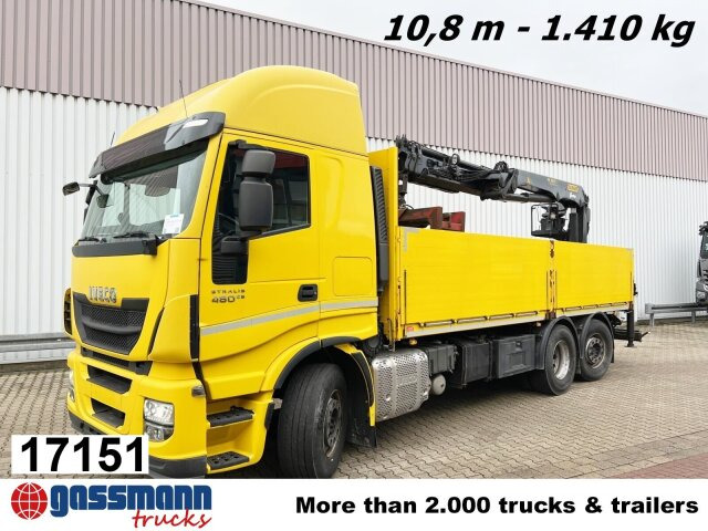 Iveco Stralis AS260SY48 6x2/4, Kran Palfinger PK18001L - شاحنات مسطحة, شاحنة كرين: صور 1 Iveco Stralis AS260SY48 6x2/4, Kran Palfinger PK18001L - شاحنات مسطحة, شاحنة كرين: صور 1
