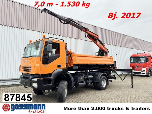 Iveco Trakker AD190T31W 4x4, absattelbarer Heckkran - قلابات, شاحنة كرين: صور 1 Iveco Trakker AD190T31W 4x4, absattelbarer Heckkran - قلابات, شاحنة كرين: صور 1