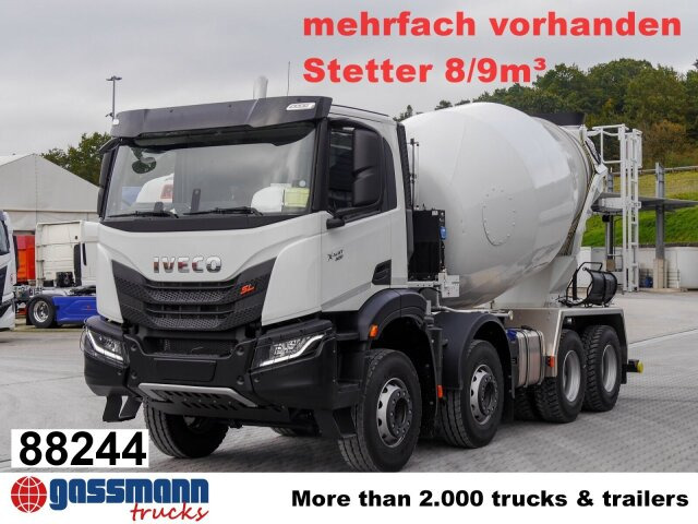 Iveco X-Way AD360X40BZ 8x4, Stetter 8/9m³ - شاحنة خلاطة خرسانة: صور 1 Iveco X-Way AD360X40BZ 8x4, Stetter 8/9m³ - شاحنة خلاطة خرسانة: صور 1