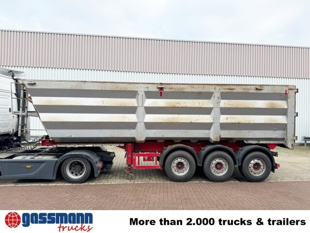 LÜCK SKF 35, Stahlmulde ca. 37m³, Liftachse - قلابة نصف مقطورة: صور 4 LÜCK SKF 35, Stahlmulde ca. 37m³, Liftachse - قلابة نصف مقطورة: صور 4