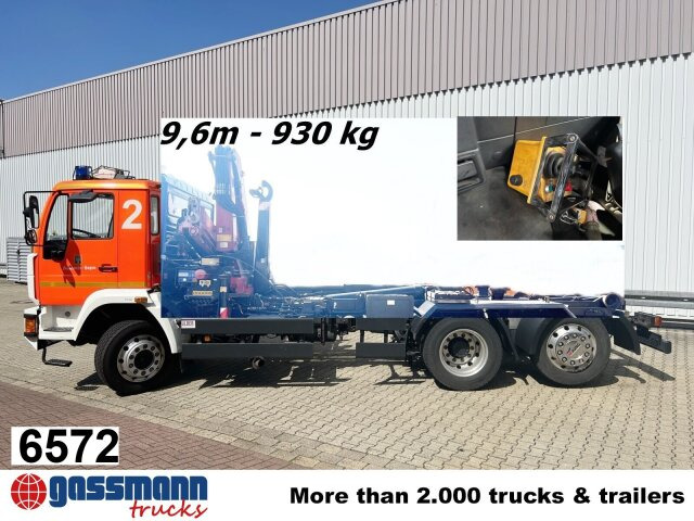 MAN 25/18.284 6x2-4 LL,Kran HMF 1113 K3, Funk, - شاحنة ذات الخطاف, شاحنة كرين: صور 1 MAN 25/18.284 6x2-4 LL,Kran HMF 1113 K3, Funk, - شاحنة ذات الخطاف, شاحنة كرين: صور 1