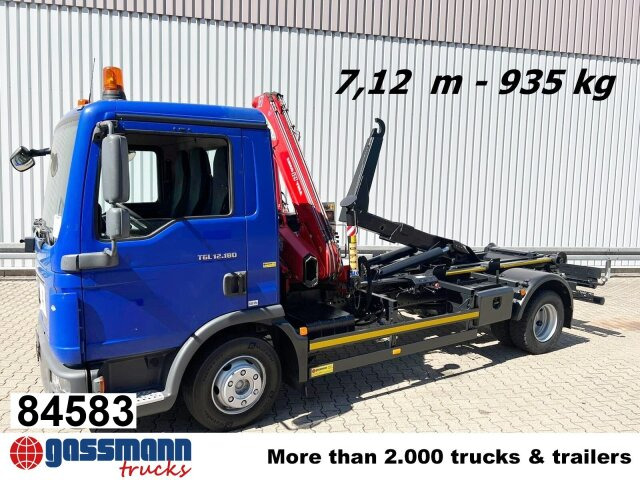 MAN TGL 12.180/210 4x2 BB, City-Abroller, Kran AMCO - شاحنة ذات الخطاف, شاحنة كرين: صور 1 MAN TGL 12.180/210 4x2 BB, City-Abroller, Kran AMCO - شاحنة ذات الخطاف, شاحنة كرين: صور 1