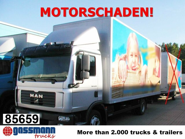 MAN TGL 8.210 4X2 BL mit LBW MBB, MOTORSCHADEN! - بصندوق مغلق شاحنة: صور 1 MAN TGL 8.210 4X2 BL mit LBW MBB, MOTORSCHADEN! - بصندوق مغلق شاحنة: صور 1