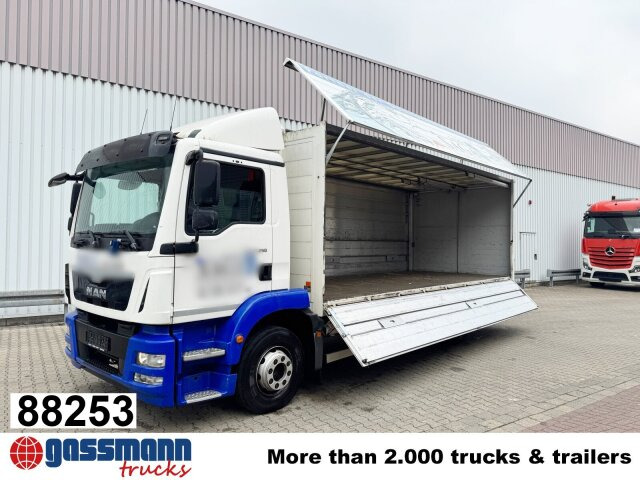 MAN TGM 15.250 4x2 LL, Getränkekoffer, Navi - بصندوق مغلق شاحنة: صور 1 MAN TGM 15.250 4x2 LL, Getränkekoffer, Navi - بصندوق مغلق شاحنة: صور 1