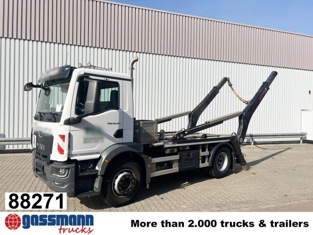 MAN TGM 18.320 4x2 BL, Hiab Tele-Absetzanlage, Funk - شاحنات قابلة للفك شاحنة: صور 1 MAN TGM 18.320 4x2 BL, Hiab Tele-Absetzanlage, Funk - شاحنات قابلة للفك شاحنة: صور 1