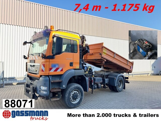 MAN TGS 18.320 4x4 BL, Wechselsystem, - قلابات, شاحنة كرين: صور 1 MAN TGS 18.320 4x4 BL, Wechselsystem, - قلابات, شاحنة كرين: صور 1