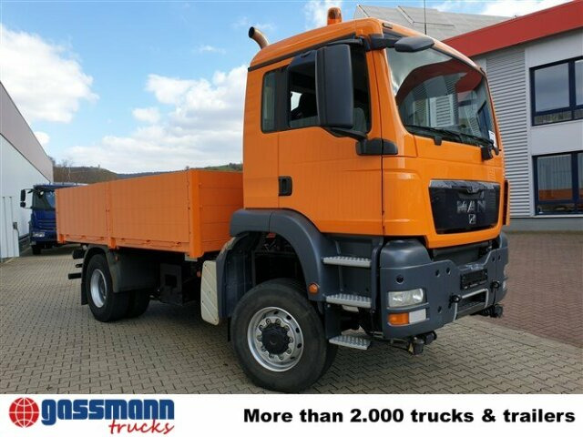 شاحنات مسطحة MAN TGS 18.360/440 4x4 BL, Winterdienstausstattung: صور 12