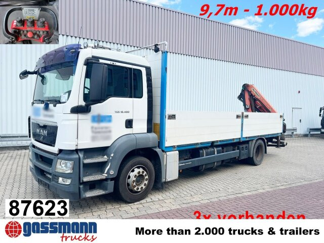 MAN TGS 18.400 4X2 BL, Kran PK 12002-EH B Funk, 2x - شاحنات مسطحة, شاحنة كرين: صور 1 MAN TGS 18.400 4X2 BL, Kran PK 12002-EH B Funk, 2x - شاحنات مسطحة, شاحنة كرين: صور 1