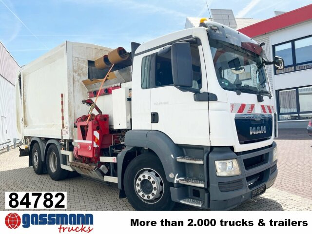 MAN TGS 26.320/400 6x2-4 LL, Rechtslenker, Retarder, - شاحنة القمامة: صور 1 MAN TGS 26.320/400 6x2-4 LL, Rechtslenker, Retarder, - شاحنة القمامة: صور 1
