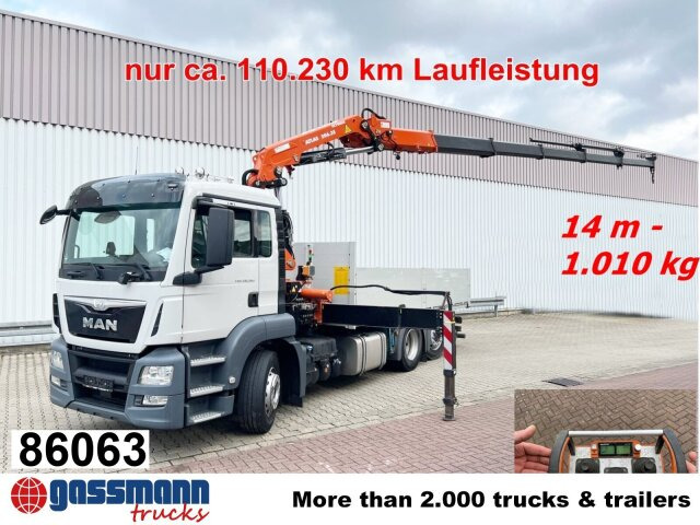 MAN TGS 26.360/400 6x2-4 BL, Lenk-/Lift, Kran Atlas - شاحنات مسطحة, شاحنة كرين: صور 1 MAN TGS 26.360/400 6x2-4 BL, Lenk-/Lift, Kran Atlas - شاحنات مسطحة, شاحنة كرين: صور 1