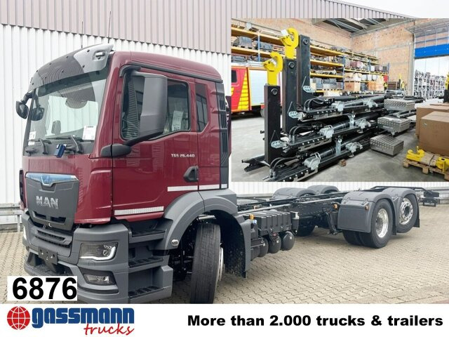 MAN TGS 26.440 6x2-4 LL CH, Lenk-/Liftachse, Navi, - الشاسيه شاحنة: صور 1 MAN TGS 26.440 6x2-4 LL CH, Lenk-/Liftachse, Navi, - الشاسيه شاحنة: صور 1