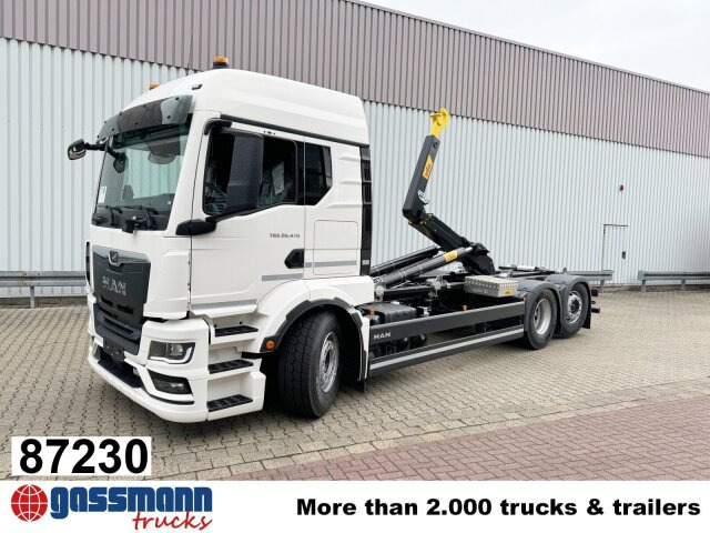 MAN TGS 26.470 6x2-4 LL CH, Retarder, Navi, - شاحنة ذات الخطاف: صور 1 MAN TGS 26.470 6x2-4 LL CH, Retarder, Navi, - شاحنة ذات الخطاف: صور 1