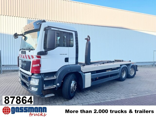 MAN TGS 26.480 6x2-4 BL, Lenk-Liftachse, VDL - شاحنة ذات الخطاف: صور 1 MAN TGS 26.480 6x2-4 BL, Lenk-Liftachse, VDL - شاحنة ذات الخطاف: صور 1