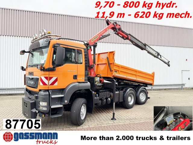 MAN TGS 28.400 6X4-4 BL, Lenk-/Lift, - قلابات, شاحنة كرين: صور 1 MAN TGS 28.400 6X4-4 BL, Lenk-/Lift, - قلابات, شاحنة كرين: صور 1