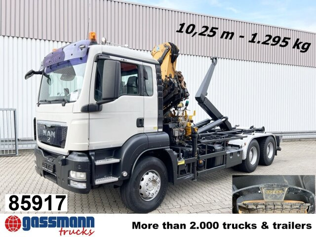 MAN TGS 33.440 6X4 BL mit Kran Effer 165-3S, Funk - شاحنة ذات الخطاف, شاحنة كرين: صور 1 MAN TGS 33.440 6X4 BL mit Kran Effer 165-3S, Funk - شاحنة ذات الخطاف, شاحنة كرين: صور 1