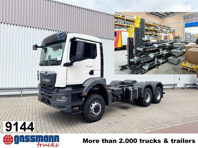 MAN TGS 33.480 6x6 BB CH, Hohe Bauart, Nebenantrieb - شاحنة ذات الخطاف: صور 1 MAN TGS 33.480 6x6 BB CH, Hohe Bauart, Nebenantrieb - شاحنة ذات الخطاف: صور 1