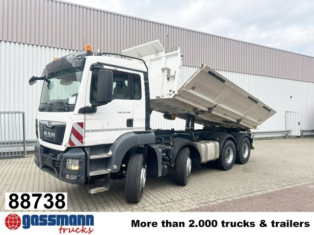 MAN TGS 35.460 8X4 BB, Meiller Bordmatik, Rollplane, - قلابات: صور 1 MAN TGS 35.460 8X4 BB, Meiller Bordmatik, Rollplane, - قلابات: صور 1