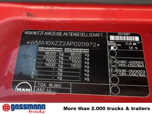 MAN TGX 18.360 4X2 LL, Fahrschule - بصندوق مغلق شاحنة: صور 4 MAN TGX 18.360 4X2 LL, Fahrschule - بصندوق مغلق شاحنة: صور 4