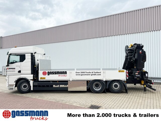 MAN TGX 26.510 6x2-4 LL, Kran Hiab X-HiPro 548 E-8, - شاحنات مسطحة, شاحنة كرين: صور 2 MAN TGX 26.510 6x2-4 LL, Kran Hiab X-HiPro 548 E-8, - شاحنات مسطحة, شاحنة كرين: صور 2