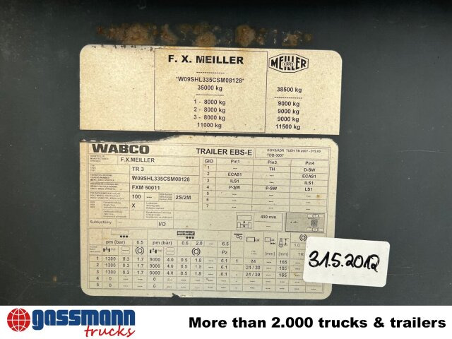 Meiller MHPS 12/27 NOSS2, Stahlmulde ca. 26m³, - قلابة نصف مقطورة: صور 3 Meiller MHPS 12/27 NOSS2, Stahlmulde ca. 26m³, - قلابة نصف مقطورة: صور 3