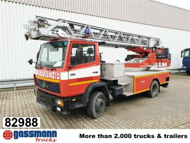 Mercedes-Benz 1114 4x2 DLK 18-12 CC Drehleiter, 24 Meter - المطافئ: صور 1 Mercedes-Benz 1114 4x2 DLK 18-12 CC Drehleiter, 24 Meter - المطافئ: صور 1