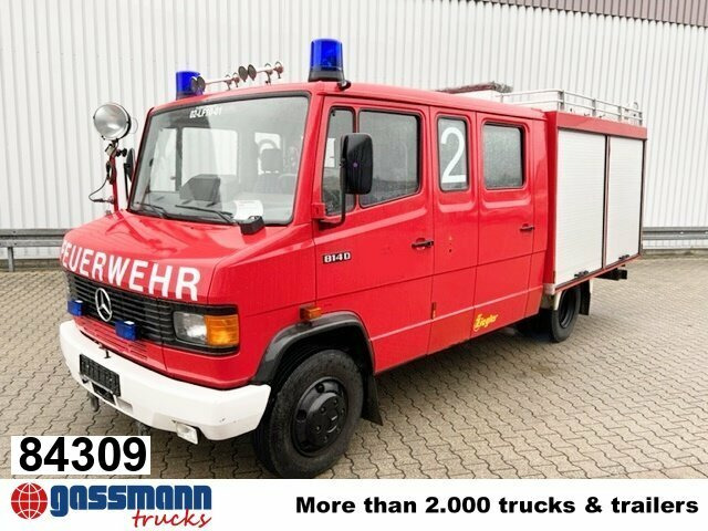 Mercedes-Benz 814 D 4x2 Doka, TLF 8 - المطافئ: صور 1 Mercedes-Benz 814 D 4x2 Doka, TLF 8 - المطافئ: صور 1