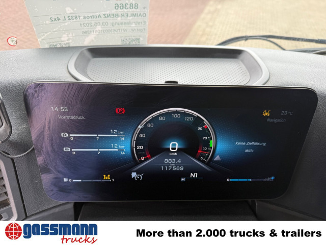 Mercedes-Benz Actros 1832 L 4x2, Navi, MultimediaCockpit, Funk - شاحنات قابلة للفك شاحنة: صور 5 Mercedes-Benz Actros 1832 L 4x2, Navi, MultimediaCockpit, Funk - شاحنات قابلة للفك شاحنة: صور 5