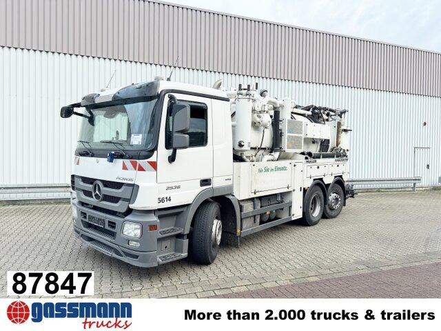 Mercedes-Benz Actros 2536 L 6x2, Müller Saug- und Spülwagen - سياره كنس شوارع: صور 1 Mercedes-Benz Actros 2536 L 6x2, Müller Saug- und Spülwagen - سياره كنس شوارع: صور 1