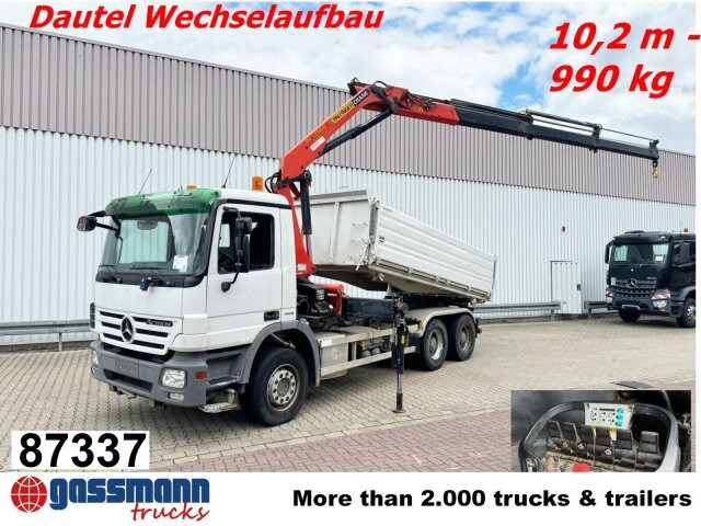 Mercedes-Benz Actros 2644/48 LK 6x4, Dautel Wechselsystem, - قلابات, شاحنة كرين: صور 1 Mercedes-Benz Actros 2644/48 LK 6x4, Dautel Wechselsystem, - قلابات, شاحنة كرين: صور 1