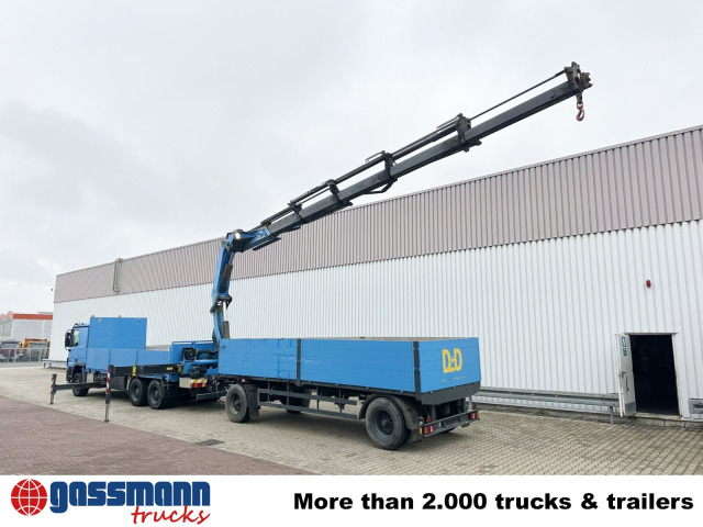 Mercedes-Benz Actros 2741 L 6x4, Twist-Lock ausz. auf 3m, - شاحنات مسطحة, شاحنة كرين: صور 4 Mercedes-Benz Actros 2741 L 6x4, Twist-Lock ausz. auf 3m, - شاحنات مسطحة, شاحنة كرين: صور 4