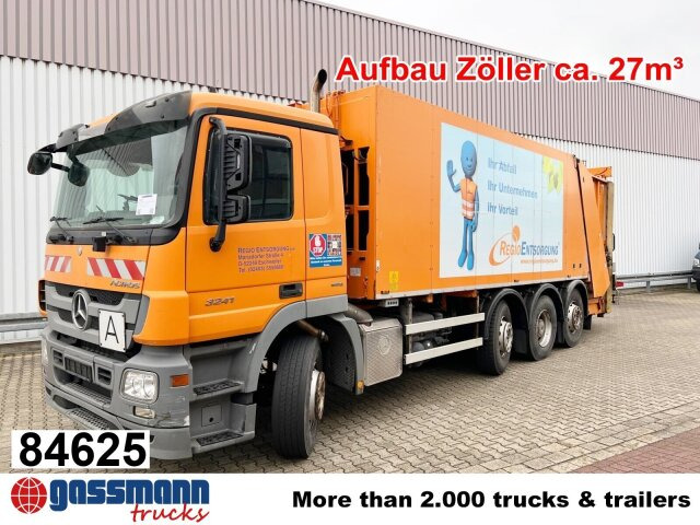 Mercedes-Benz Actros 3241 L 8x2/6, 2x Lenkachse, Zöller - شاحنة القمامة: صور 1 Mercedes-Benz Actros 3241 L 8x2/6, 2x Lenkachse, Zöller - شاحنة القمامة: صور 1
