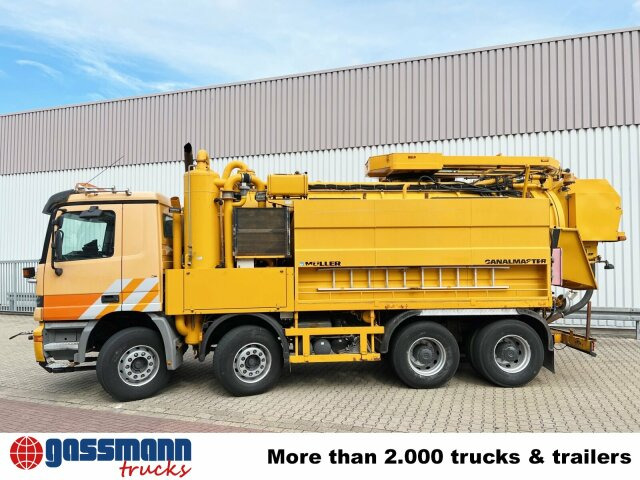 Mercedes-Benz Actros 3243 K 8x4/4, Müller Saug- und - سياره كنس شوارع: صور 3 Mercedes-Benz Actros 3243 K 8x4/4, Müller Saug- und - سياره كنس شوارع: صور 3
