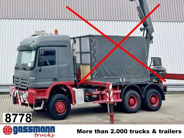 Mercedes-Benz Actros 3346 AK 6x6 - الشاسيه شاحنة: صور 1 Mercedes-Benz Actros 3346 AK 6x6 - الشاسيه شاحنة: صور 1