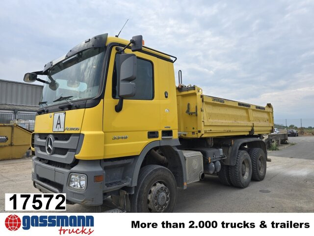 Mercedes-Benz Actros 3348/6x6 Bordmatik links - قلابات: صور 1 Mercedes-Benz Actros 3348/6x6 Bordmatik links - قلابات: صور 1