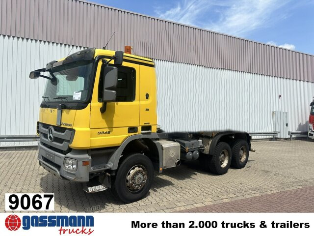 Mercedes-Benz Actros 3348 AK 6x6 - الشاسيه شاحنة: صور 1 Mercedes-Benz Actros 3348 AK 6x6 - الشاسيه شاحنة: صور 1