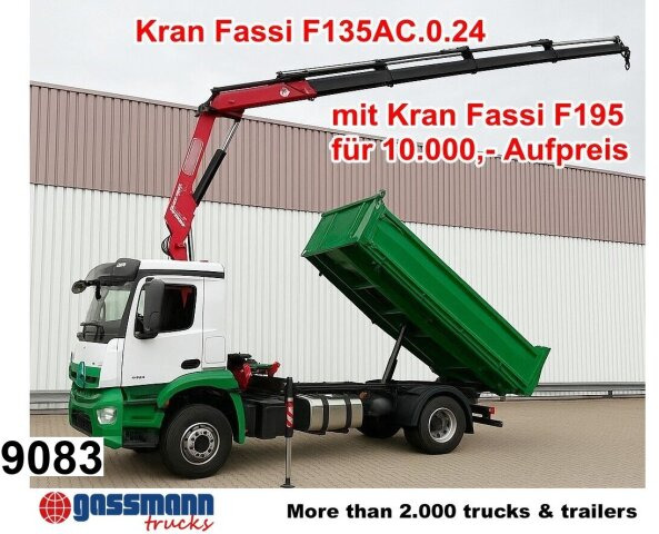 Mercedes-Benz Arocs 1840 K 4x2, MultimediaCockpit, - قلابات, شاحنة كرين: صور 1 Mercedes-Benz Arocs 1840 K 4x2, MultimediaCockpit, - قلابات, شاحنة كرين: صور 1