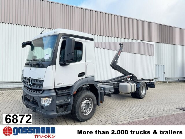 Mercedes-Benz Arocs 1840 L 4x2/48, MultimediaCockpit, Navi - شاحنة ذات الخطاف: صور 1 Mercedes-Benz Arocs 1840 L 4x2/48, MultimediaCockpit, Navi - شاحنة ذات الخطاف: صور 1