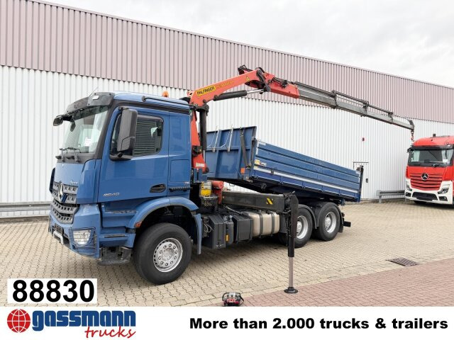Mercedes-Benz Arocs 2640 LK 6x4, Alu-Bordwände, Kran - قلابات, شاحنة كرين: صور 1 Mercedes-Benz Arocs 2640 LK 6x4, Alu-Bordwände, Kran - قلابات, شاحنة كرين: صور 1