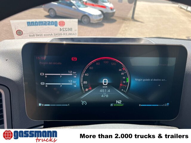 Mercedes-Benz Arocs 3240 8x4/42, Motorabtrieb - شاحنة ذات الخطاف: صور 2 Mercedes-Benz Arocs 3240 8x4/42, Motorabtrieb - شاحنة ذات الخطاف: صور 2