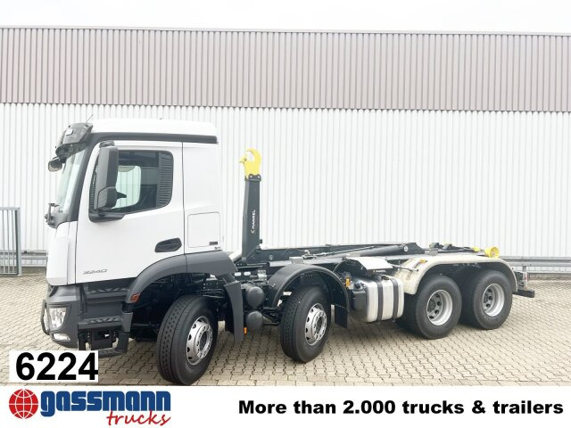 Mercedes-Benz Arocs 3240 8x4/42 - شاحنة ذات الخطاف: صور 1 Mercedes-Benz Arocs 3240 8x4/42 - شاحنة ذات الخطاف: صور 1