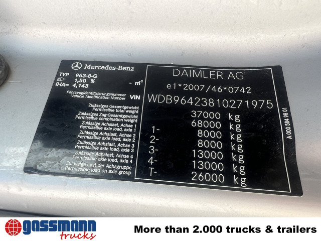 Mercedes-Benz Arocs 3251 LK 8x4/4, Retarder, Stahlmulde ca. - قلابة شاحنة: صور 3 Mercedes-Benz Arocs 3251 LK 8x4/4, Retarder, Stahlmulde ca. - قلابة شاحنة: صور 3